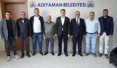Adıyaman Basın Kartı Sahipleri Derneği’nden Başkan Tutdere’ye Ziyaret