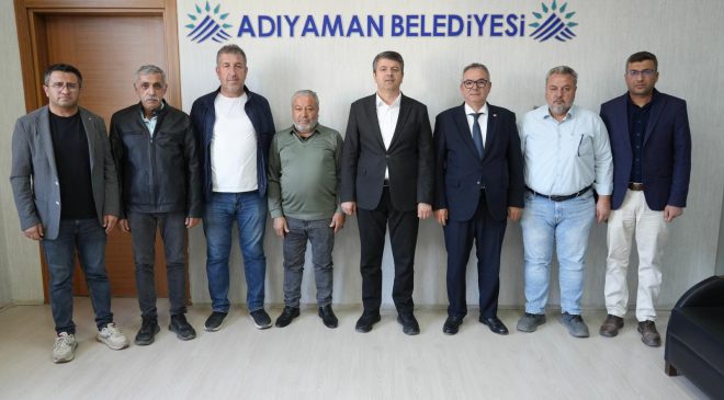 Adıyaman Basın Kartı Sahipleri Derneği’nden Başkan Tutdere’ye Ziyaret