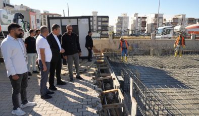 Adıyaman Belediyesi Ek Hizmet Binası’nda çalışmalar hız kazandı
