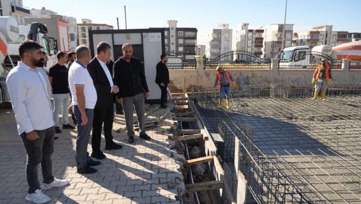 Adıyaman Belediyesi Ek Hizmet Binası’nda çalışmalar hız kazandı
