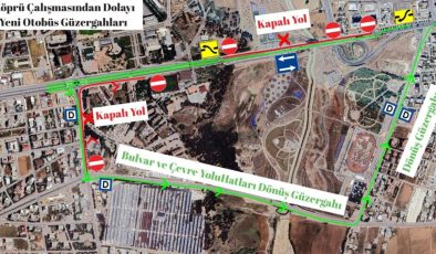 Adıyaman Belediyesi, sürücülere alternatif yol uyarısı yaptı