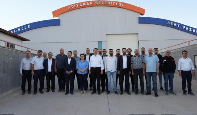 Adıyaman Belediyesi’nin meclis üyeleri yatırımları yerinde inceledi