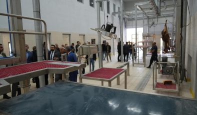 Adıyaman’da modern kesimhane ilk kesimle hizmete başladı