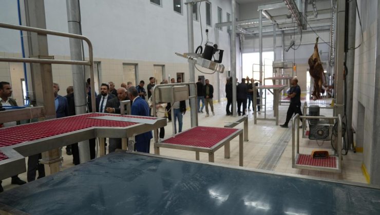 Adıyaman’da modern kesimhane ilk kesimle hizmete başladı