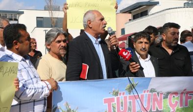 Adıyaman’da tütün üreticileri ‘sahipsiziz’ diyerek meydana indi