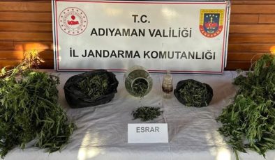 Adıyaman’da uyuşturucu ticareti yapan 3 şüpheli yakalandı
