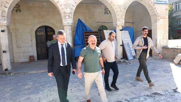 Adıyaman’ın tarihi Yenipınar Camii’nde restorasyon çalışmaları başladı
