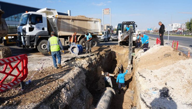 Altınşehir İçme Suyu Yeni Hat Bağlantısı Yapılıyor