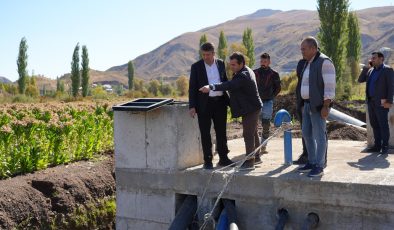 Başkan Tutdere: “Su arzını güçlendirmek için yeni kuyular devreye alınacak”