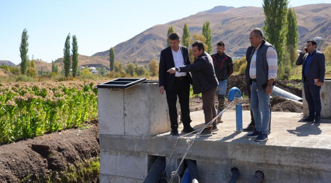 Başkan Tutdere: “Su arzını güçlendirmek için yeni kuyular devreye alınacak”