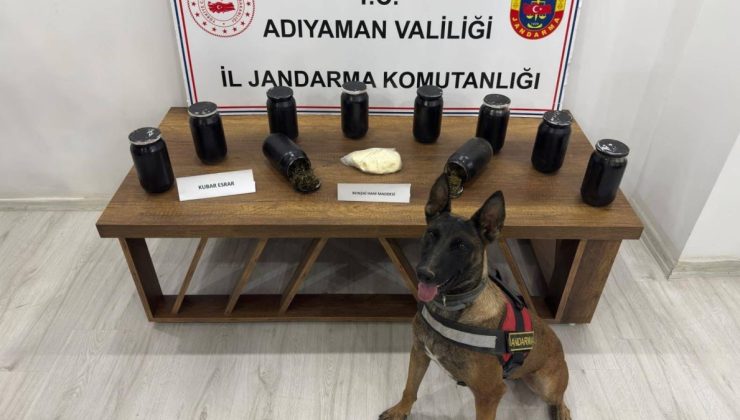 Kahta’da uyuşturucu operasyonu: 6 kilo esrar ele geçirildi