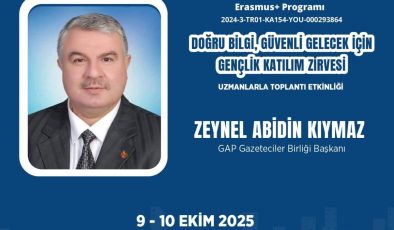 Kıymaz, Malatya’da gençlerle bilgi kirliliği ve algı yönetimini tartışacak