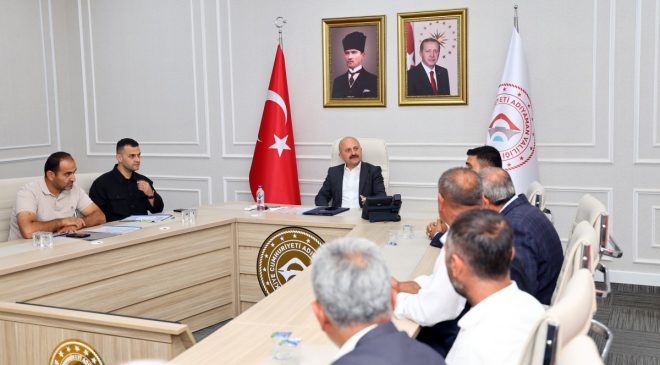 Vali Osman Varol, köylerdeki ihtiyaçları görüşmek için toplantı yaptı