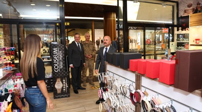 Vali Varol’dan kadına ve esnafa destek ziyareti