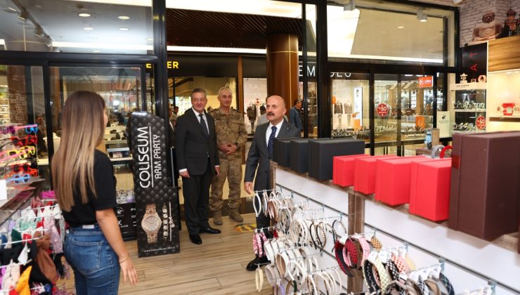 Vali Varol’dan kadına ve esnafa destek ziyareti