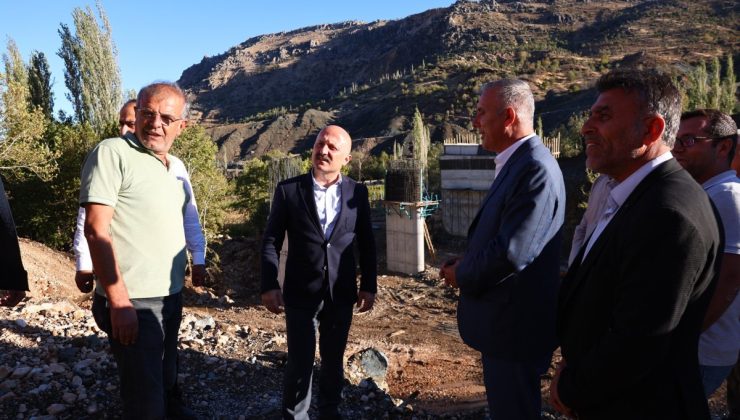 Yaylakonak Beldesi’nde ulaşımı rahatlatacak İncekoz Köprüsü inşa ediliyor