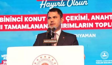‘350 bininci konutun anahtarlarını teslim etmenin mutluluğunu yaşıyoruz’