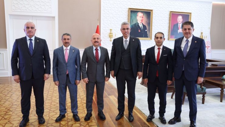 Adıyaman heyetinden Sağlık Bakanı Memişoğlu’na ziyaret