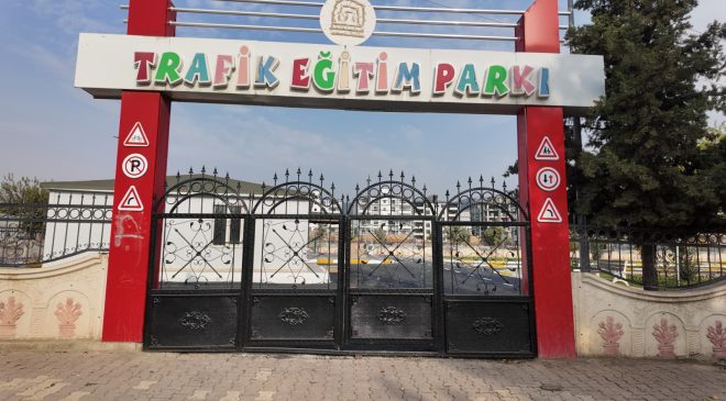 Adıyaman’da depremde hasar gören Trafik Parkı yenilendi