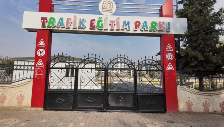 Adıyaman’da depremde hasar gören Trafik Parkı yenilendi
