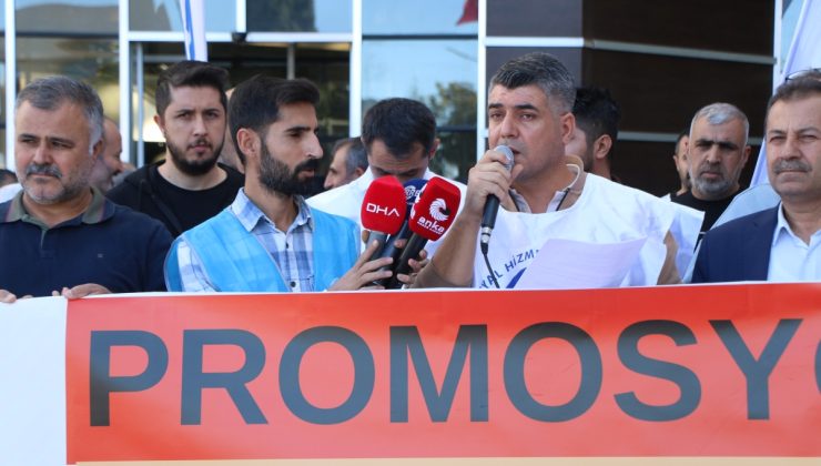 Adıyaman’da sağlık emekçilerinden promosyon ihalesine tepki