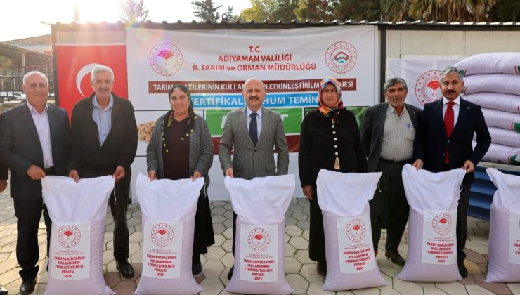 Adıyaman’da üreticiye güçlü destek