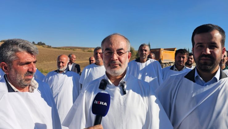 Başkan Yetiş, beyaz giysilerle Adıyaman-Kahta Yolun’da artan kazalara tepki gösterdi