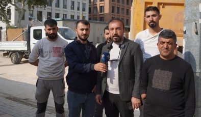 Esnaf, işyerlerini kapatan trafo yerleşimine tepki gösterdi