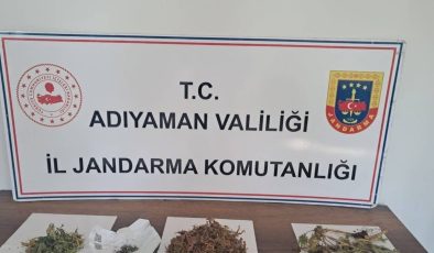Kahta’da uyuşturucu operasyonunda 1 gözaltı