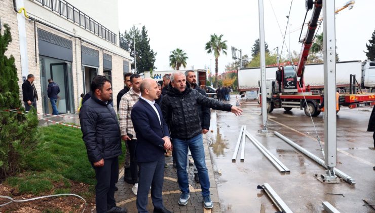 Vali Varol, Cumhurbaşkanı Erdoğan’ın Adıyaman’da katılacağı tören öncesi hazırlıkları inceledi