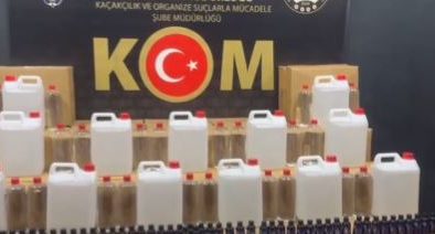 81 ilde sahte ve kaçak alkol operasyonu: 91 bin 384 litre ele geçirildi