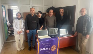 Rotary’den Adıyaman’daki öğrencilere teknoloji desteği