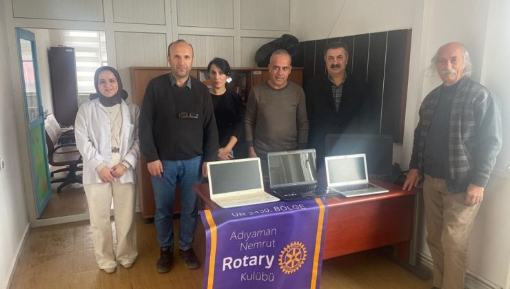Rotary’den Adıyaman’daki öğrencilere teknoloji desteği