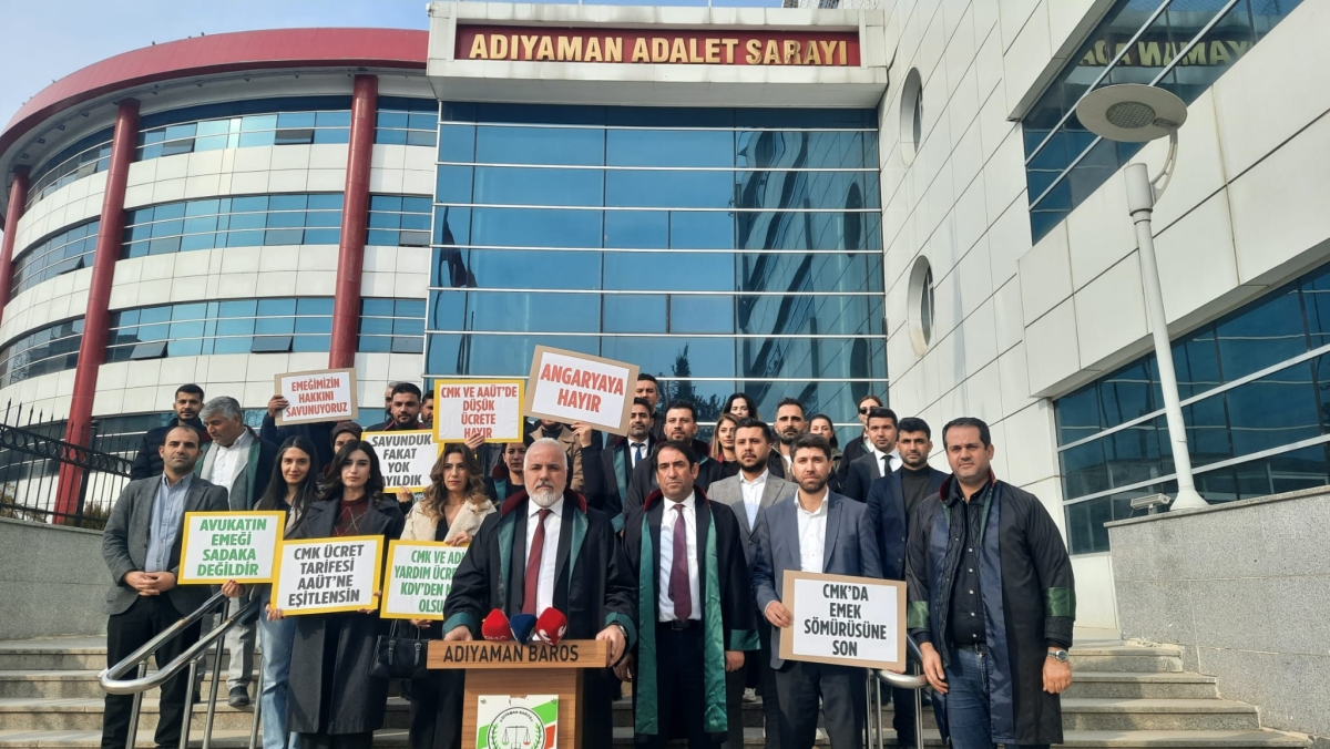 Adıyaman Barosu’ndan CMK ücret tarifesi ve KDV uygulamasına tepki