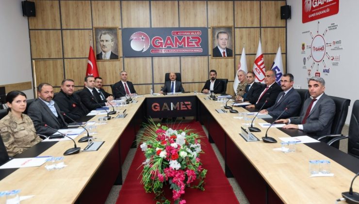 Adıyaman genelinde güvenlik ve acil durumlar masaya yatırıldı