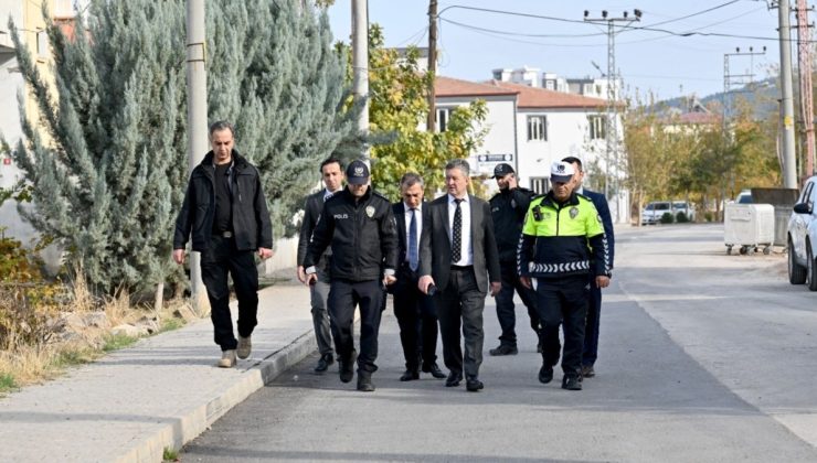 Adıyaman İl Emniyet Müdürü Nazman, KGYS çalışmalarını yerinde inceledi