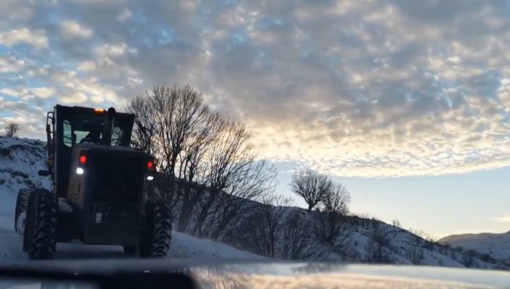 Adıyaman İl Özel İdaresi karla mücadelede çalışmalarını sürdürüyor