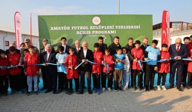 Adıyaman’da Amatör Futbol Kulüpleri Yerleşkesi hizmete açıldı