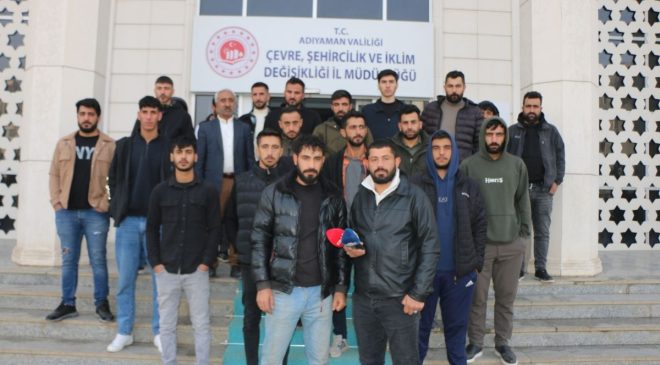 Adıyaman’da köy evlerinde çalışan işçilerden maaş eylemi