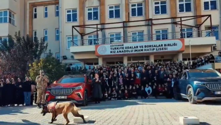 Adıyaman’da Türk Malları Haftası’nda, öğrencilere savunma sanayisi ve TOGG tanıtıldı