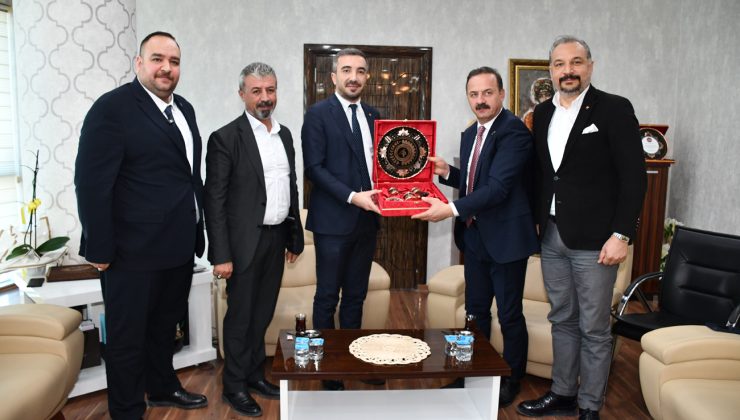 Anahtar Parti Genel Başkanı Ağıralioğlu, ATSO’yu Ziyaret Etti