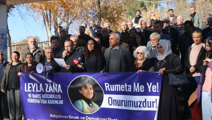 Leyla Zana’ya yönelik tezahüratlara Adıyaman’da tepki gösterildi
