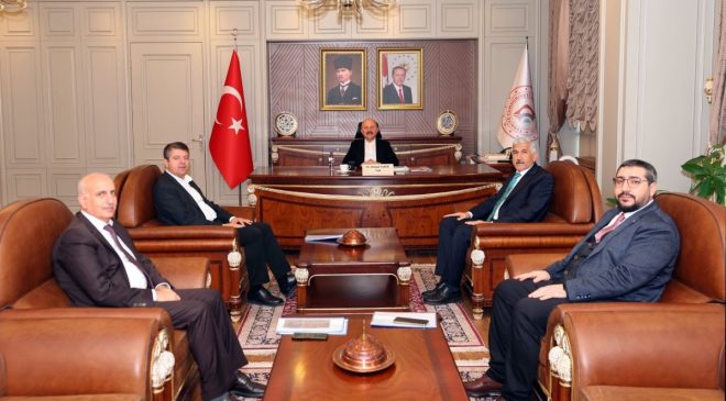 Vali Osman Varol, Başkan Tutdere ve Başkan Hallaç’la bir araya geldi