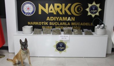 Adıyaman’da narkotik operasyonu: 3 kilo skunk ele geçirildi