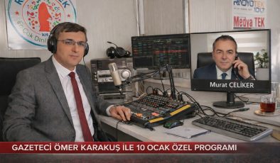 Başkan Murat Çeliker, Radyo Tek’te Yerel Basının Sorunlarını Anlattı