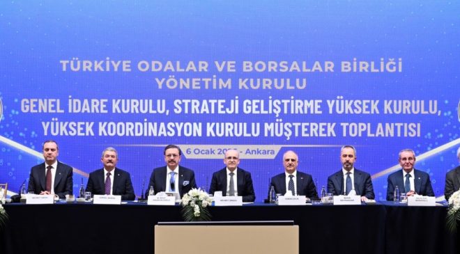Başkan Torunoğlu’ndan, TOBB Müşterek Konsey Toplantısı’nda ortak akıl vurgusu