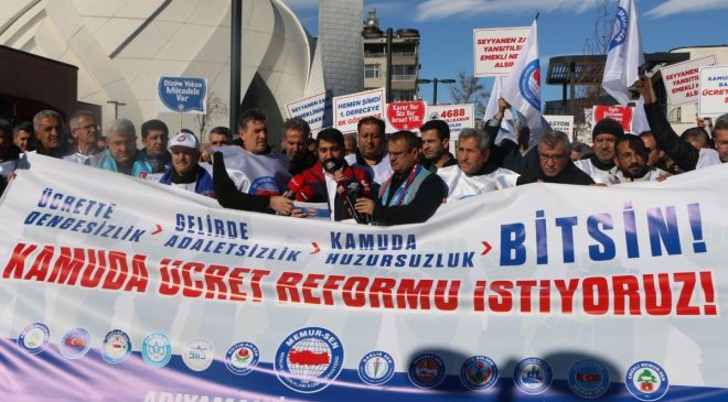 Memur-Sen Adıyaman İl Temsilciliği’nden kamuda ücret dengesizliğine tepki