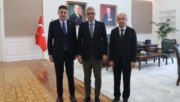 Milletvekili Şan ve Rektör Keleş’ten Sağlık Bakanlığı’na ziyaret