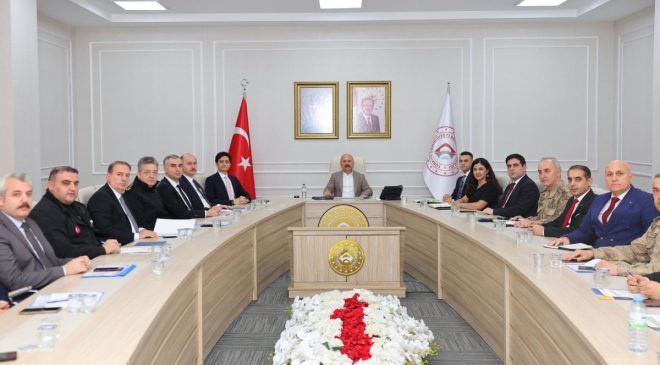 Adıyaman’da 6 Şubat anma programları için tedbir toplantısı yapıldı