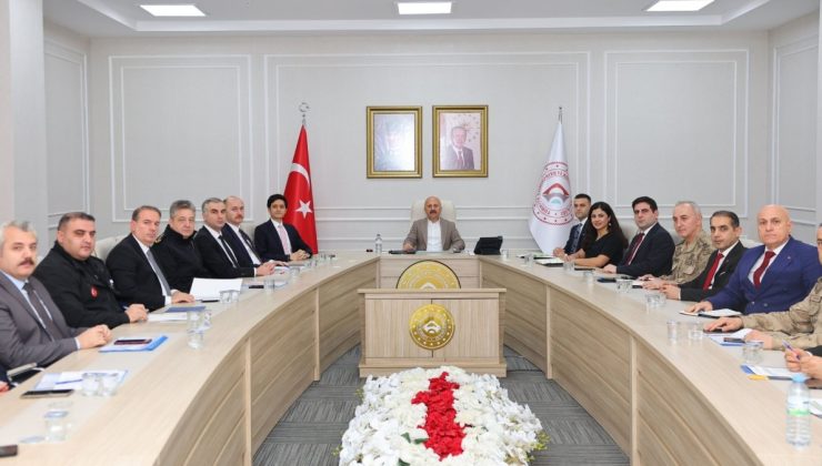 Adıyaman’da 6 Şubat anma programları için tedbir toplantısı yapıldı